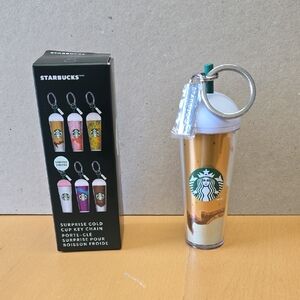 Starbucks Brown, White and Green Keychain